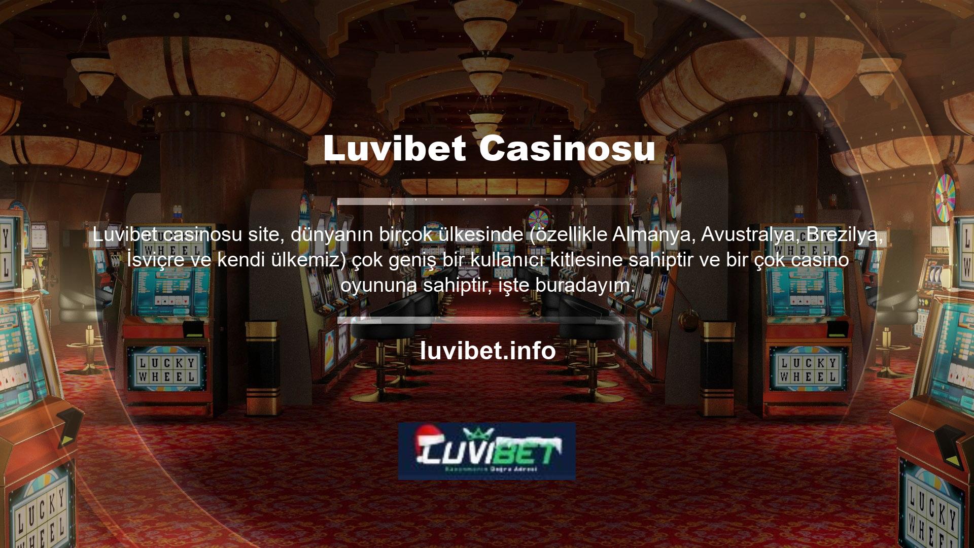 Sitenin güncel adresini kullanarak Luvibet giriş yaptıktan sonra ana sayfaya giriş yaparak kolayca casino bölümüne geçiş yapabilirsiniz