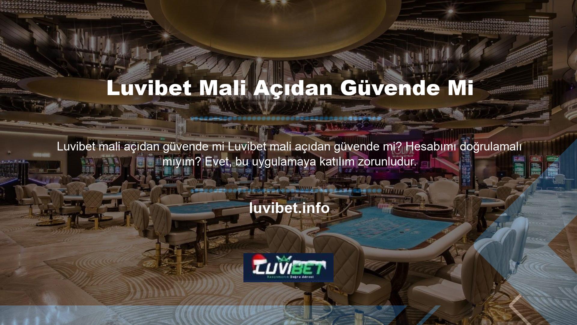 Luvibet web sitesi, düzgün çalışan birkaç denizaşırı casino sitesinden biridir