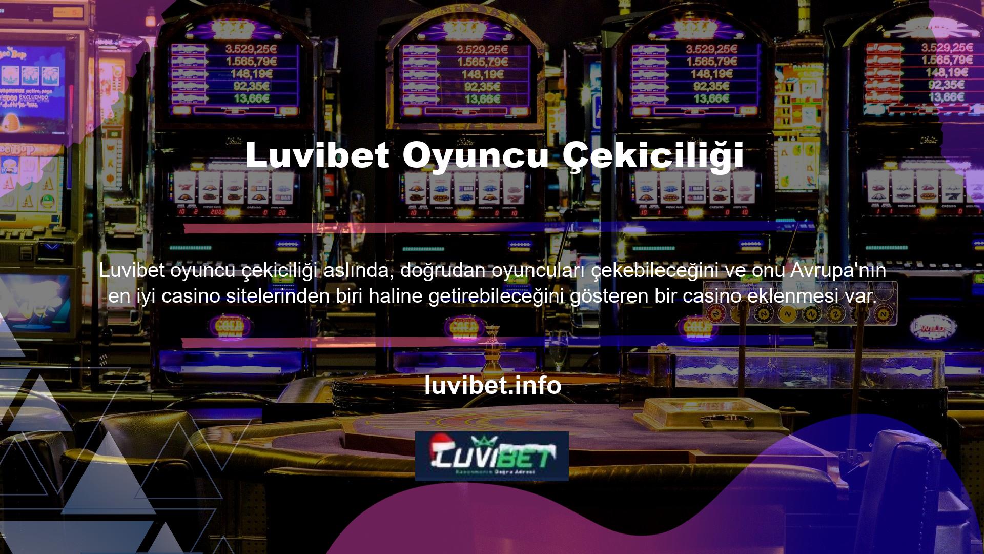 Ancak Luvibet ile ilgili en büyüleyici şey, aralarından seçim yapabileceğiniz çok çeşitli bahis seçenekleri ve bahis siteleri sağlamasıdır