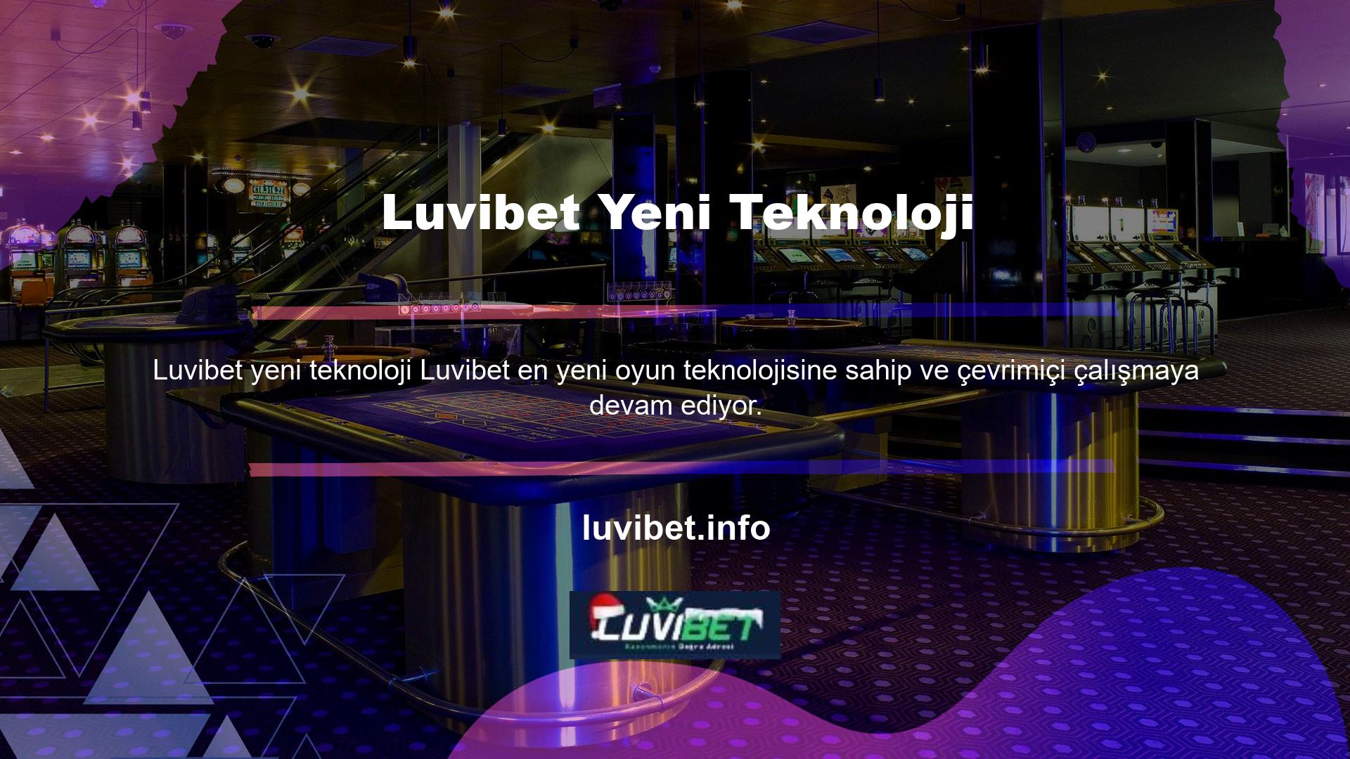 Luvibet spor ve casino oyunları oynayabileceğiniz harika bir yerdir ve harika oyunlarıyla sizi her zaman ayak parmaklarınızda tutar